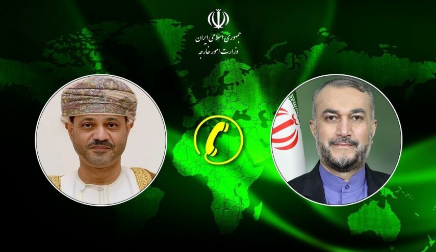 محادثات هاتفية بين وزيري خارجية ايران وعمان حول تطورات غزة

