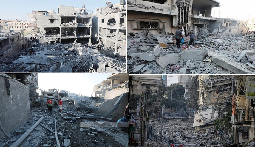 10شهداء بعد قصف طائرات الاحتلال لمنزل في خان يونس