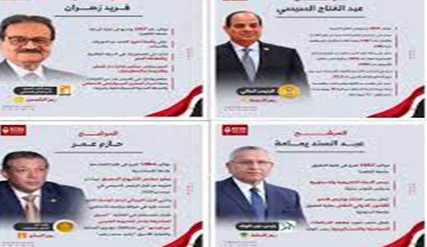 النتائج الأولية لإنتخابات الرئاسة في مصر