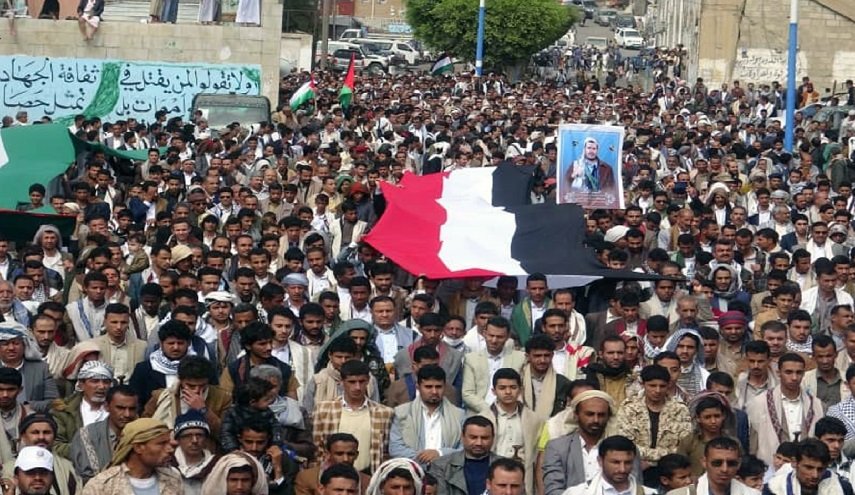 محافظة 'صعدة' تشهد مسيرات حاشدة  نصرة للشعب الفلسطيني + صور