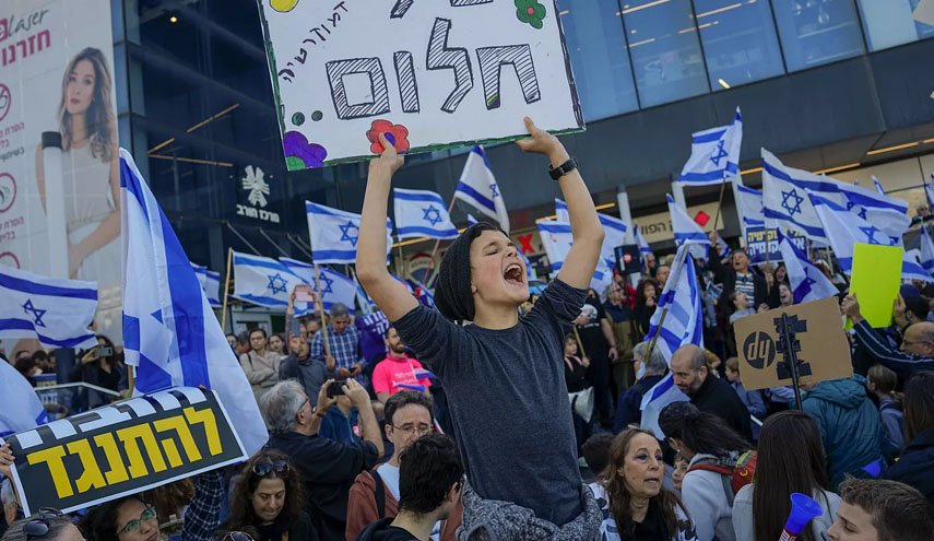 صهیونیست‌ها برای تظاهرات گسترده در تل آویو آماده می شوند 