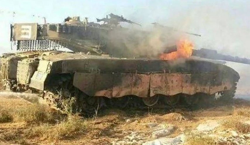 انهدام 5 تانک و نفربر و کشته شدن 2 نظامی اسراییلی/ هدف قرار دادن بالگرد اسرائیلی با موشک زمین به هوا در غزه