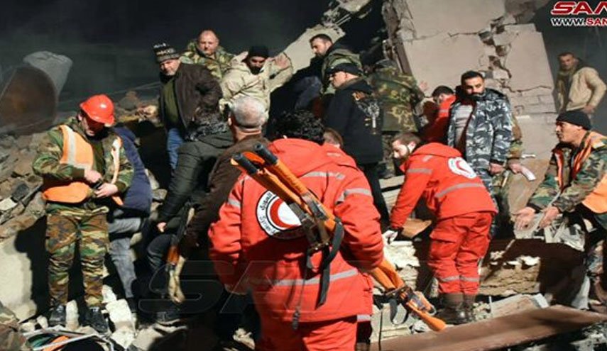 شهادت و زخمی شدن چند سوری در حمله بامداد امروز رژیم صهیونیستی + تصاویر