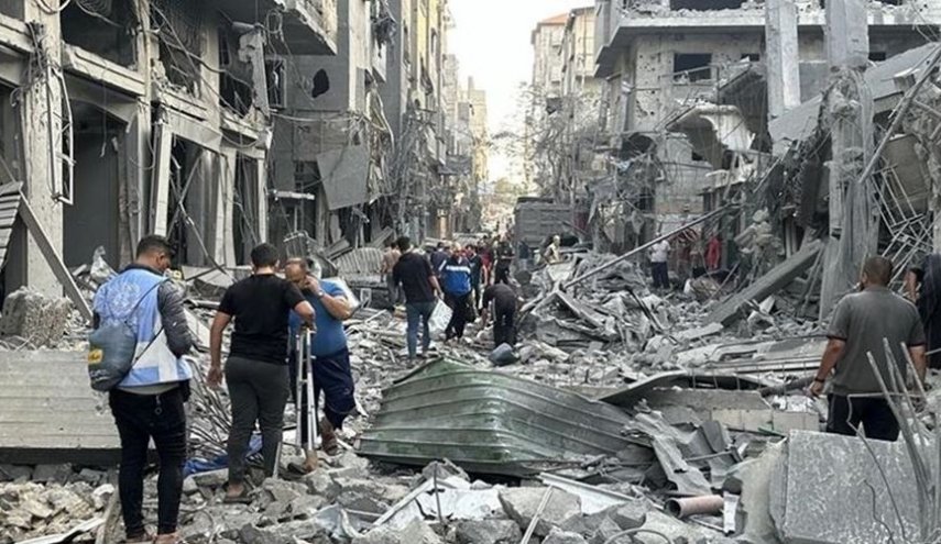هاآرتص: حجم ویرانی در غزه شبیه بعد از انفجار بمب اتم است