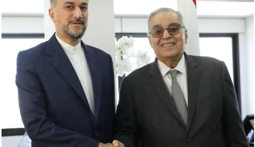 وزير الخارجية الايراني يلتقي نظيره اللبناني