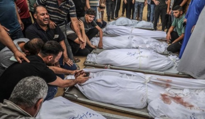 شهادت ۱۲ فلسطینی در شهر دیرالبلح غزه