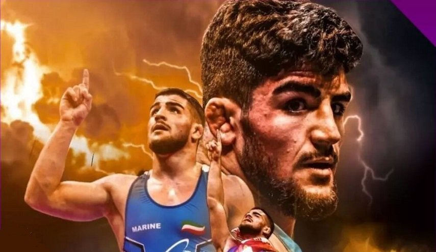 مصارع إيراني يحصد الميدالية الذهبية في منافسات بلغاريا