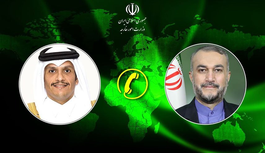 گفت‌و‌گوی تلفنی وزرای امور خارجه ایران و قطر