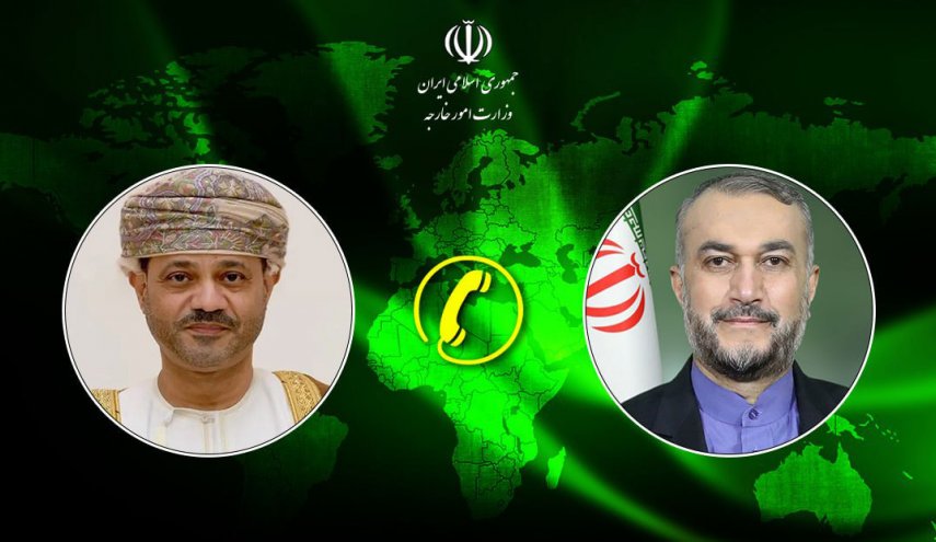 گفتگوی تلفنی وزرای خارجه ایران و عمان درباره آخرین تحولات غزه