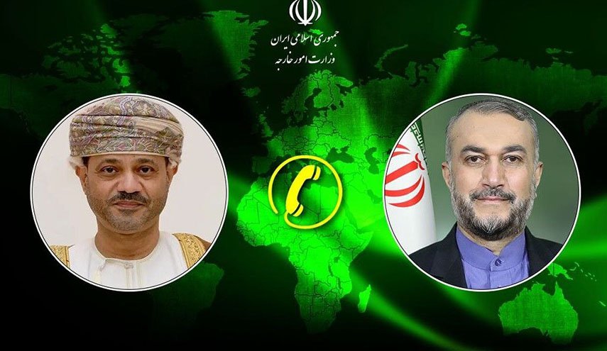 وزيرا خارجية إيران وعُمان يبحثان الإرهاب الصهيوني على القنصلية الايرانية بدمشق