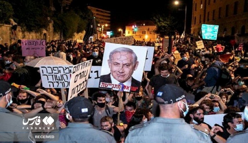 وزیر اسرائیلی: تظاهرکنندگان می خواهند نتانیاهو را ترور کنند