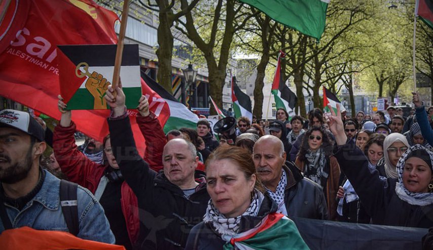 ۱۰۰۰ تظاهرات در همبستگی با فلسطین در هلند ظرف ۲۰۰ روز