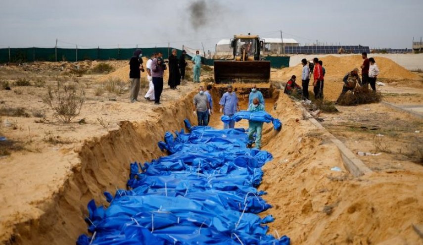 درخواست روسیه برای تحقیق درباره گورهای دسته جمعی در غزه 
