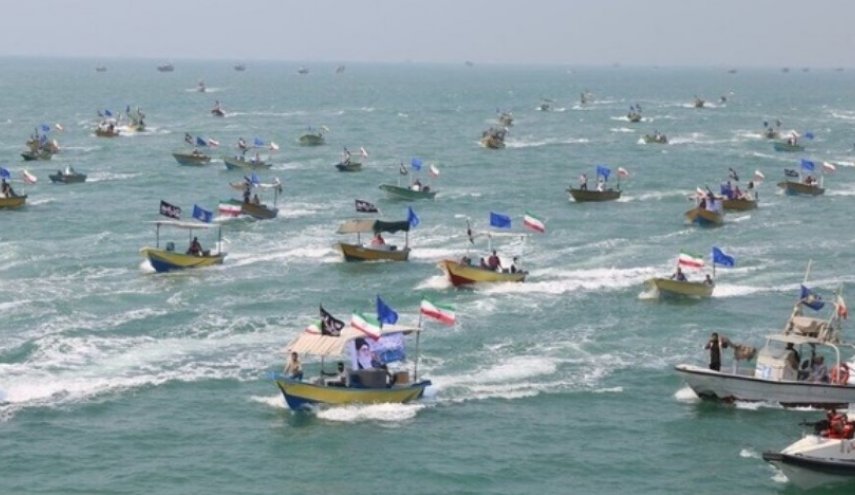 3000 قطعة بحرية للحرس الثوري تستعرض بمناسبة يوم القدس العالمي