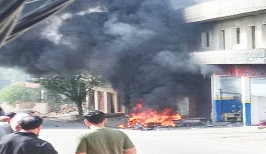 استشهاد مواطن باستهداف الاحتلال مركبة جنوبي لبنان