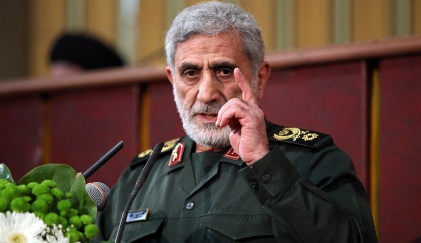 العميد قاآني: المقاومة تُوقع بأعدائها أقسى الضربات بأقل الإمكانيات