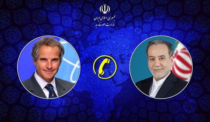 محادثة هاتفية بين عراقجي وغروسي