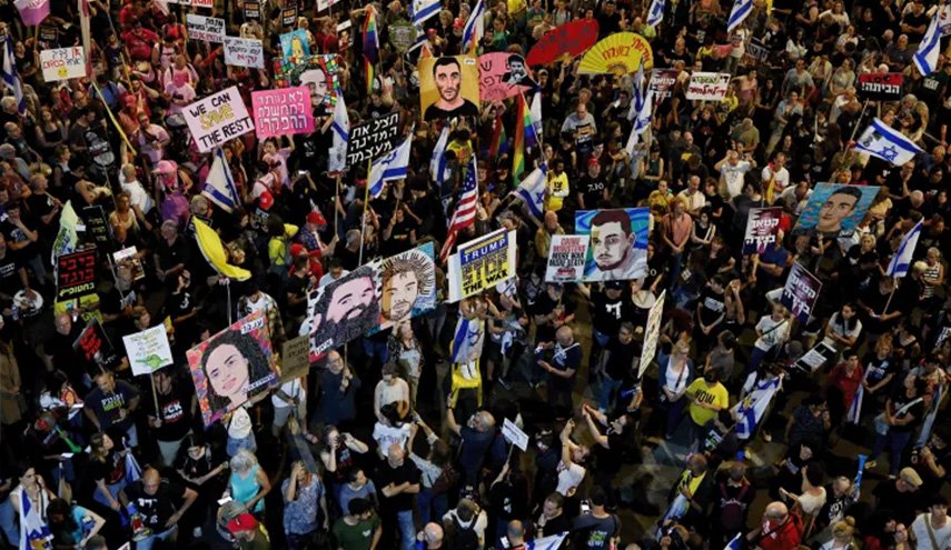 مظاهرات ضخمة في تل أبيب للمطالبة بصفقة تبادل وإنهاء الحرب