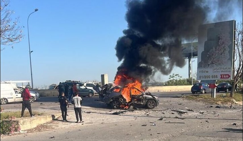 حمله پهپادی رژیم صهیونیستی به یک خودرو در جنوب لبنان
