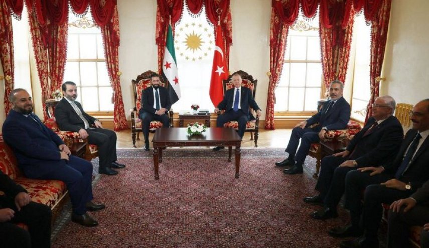 محورهای دیدار «جولانی» با «اردوغان»
