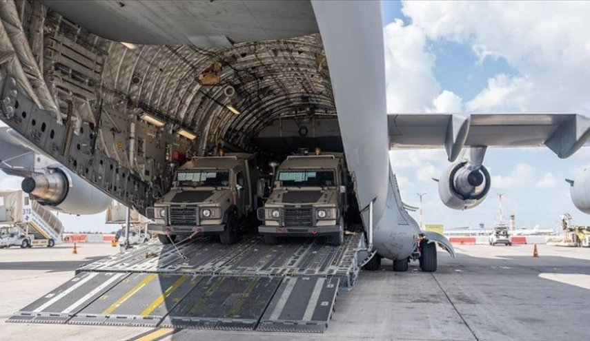 آمریکا بیش از  ۹۰ هزار تُن سلاح به اسرائیل ارسال کرد