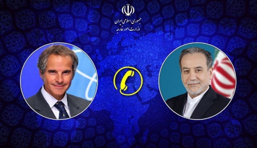 عراقجي يبحث مع غروسي احدث التطورات المتعلقة بالمفاوضات النووية