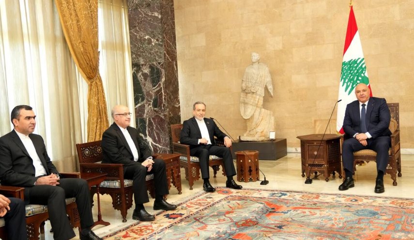 عراقچی با رئیس‌جمهور لبنان دیدار کرد