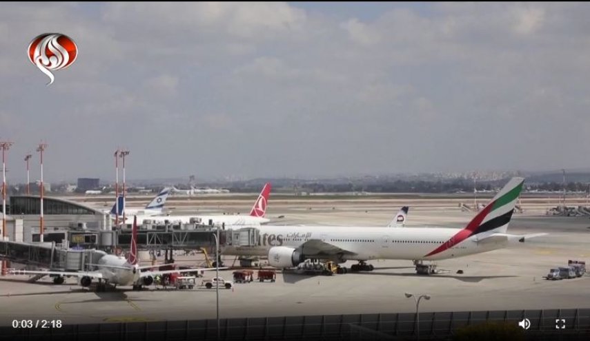 اعتراف رسانه‌های عبری به توقف فعالیت‌های فرودگاه بن گوریون+فیلم