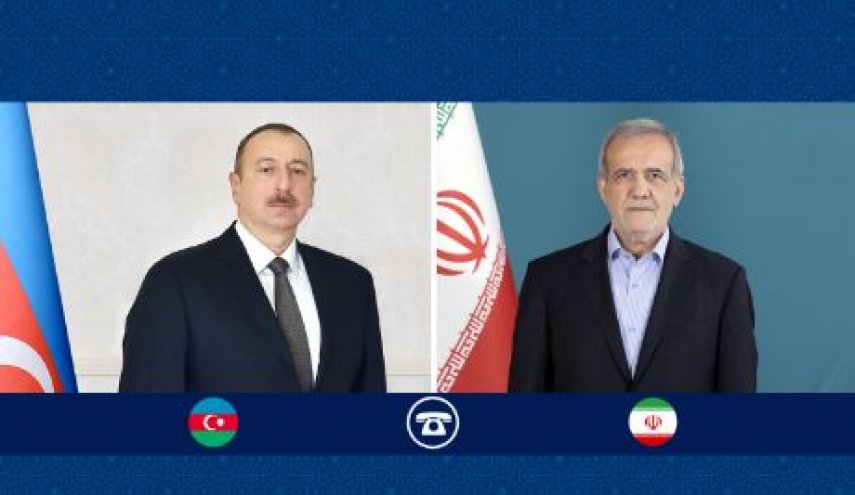 تاکید رؤسای جمهور ایران و آذربایجان بر تعمیق روابط برادرانه و توسعه همکاری‌های اقتصادی دو کشور 