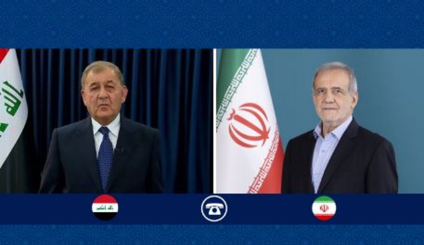 تماس تلفنی  روسای جمهور ایران و عراق