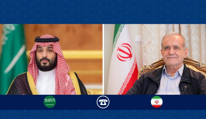 بزشكيان يؤكد على تطوير العلاقات الأخوية بين إيران والسعودية