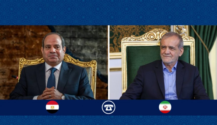 بزشكيان والسيسي يؤكدان الاستعداد لتعميق العلاقات الثنائية بين البلدين