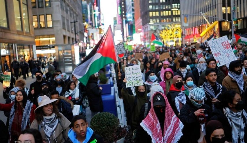 احتجاجات في شيكاغو رفضا لعدوان الاحتلال على قطاع غزة