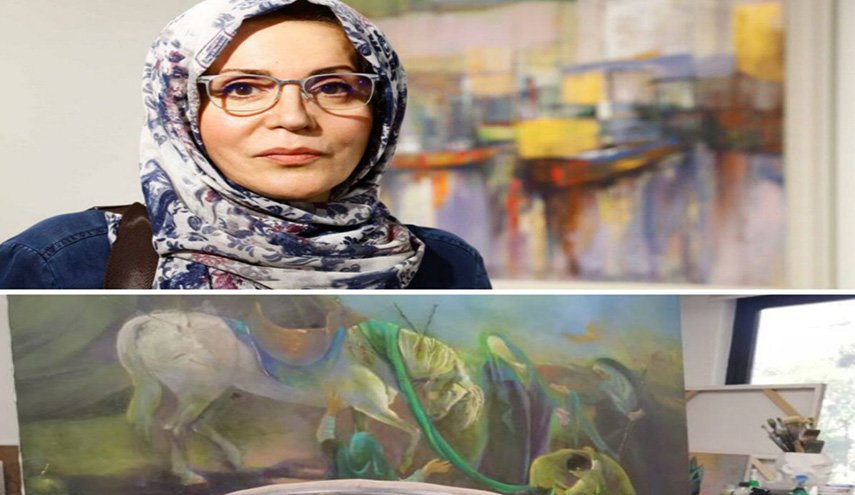 إستشهاد الرسامة الإيرانية منصورة عليخاني بعدوان إسرائيلي على إيران