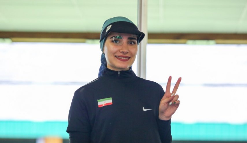 رامية إيرانية تحقق المركز الرابع عالميًا في مسابقة المسدس 25 مترًا