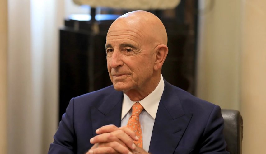 فرستاده آمریکا تام باراک: از پاسخ لبنان بسیار راضی هستم