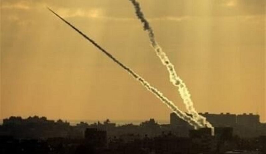 حمله موشکی مقاومت به مناطق صهیونیست نشین همجوار غزه