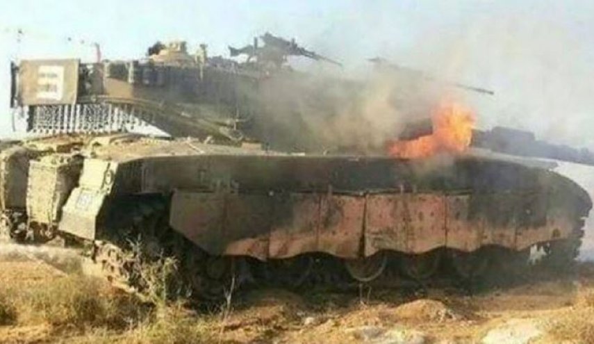 قسام: 2 تانک مرکاوا و یک بولدوزر نظامی اسرائیلی را هدف قرار داد