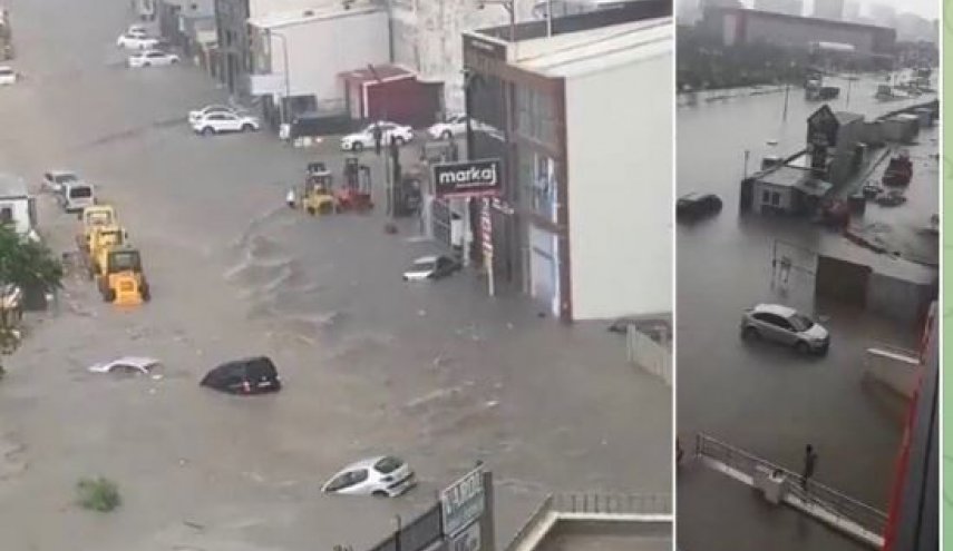 فيضانات عارمة تجتاح العاصمة التركية أنقرة+فيديو