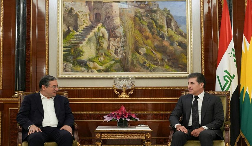 رئيس كردستان العراق يؤكد حرصه على تعزيز العلاقات مع إيران