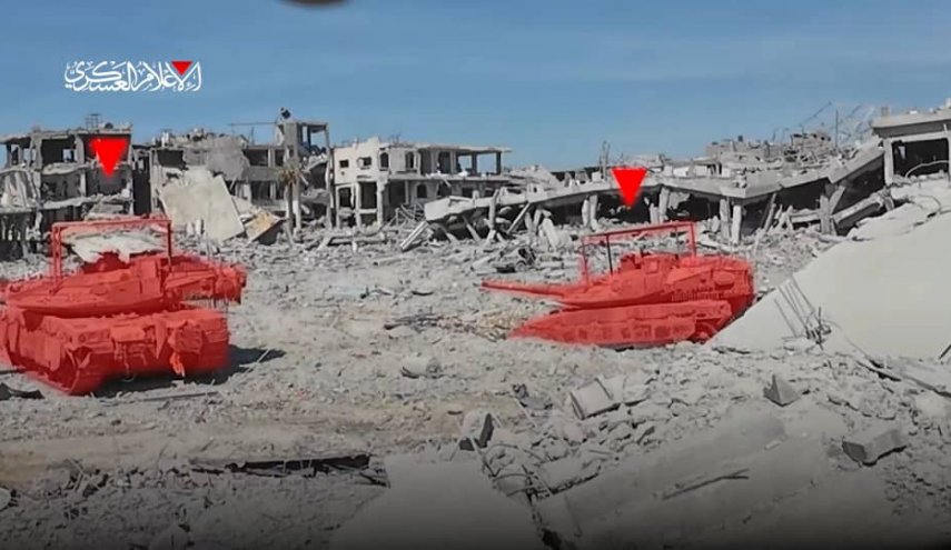 كتائب القسام تقصف جنود وآليات إسرائيلية شرق مدينة خانيونس