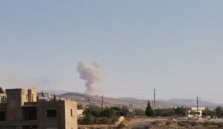 شاهد..الطيران الحربی الاسرائيلي يستهدف مناطق بجنوب لبنان