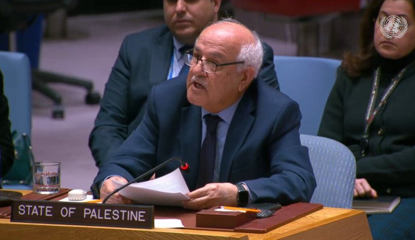  نماینده فلسطین در سازمان ملل: اسرائیل چیزی را انکار می‌کند که همه جهان شاهدش هستند