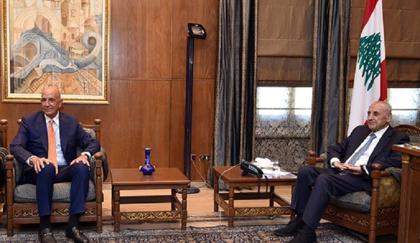 نبیه بری به فرستاده آمریکا: رژیم صهیونیستی باید به آتش‌بس پایبند بماند و از لبنان خارج شود
