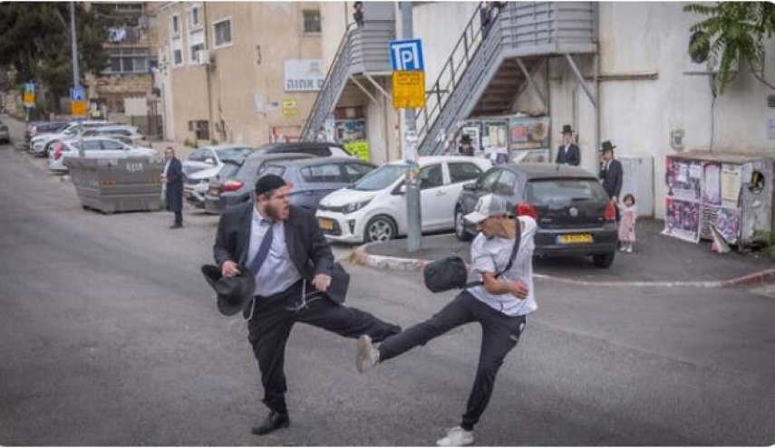 اعتراضات در فلسطین اشغالی به کتک‌کاری کشیده شد + ویدئو