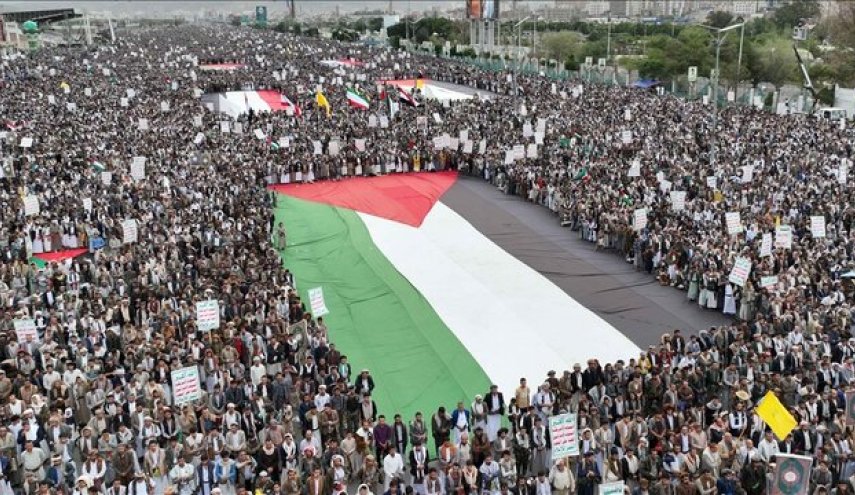 تظاهرات هزاران یمنی در محکوم کردن جنایات رژیم صهیونیستی