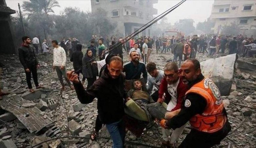 شهادت ۱۲ فلسطینی در حمله اشغالگران به اردوگاه‌ آوارگان در خان‌یونس