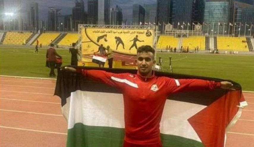 استشهاد العّداء الدولي علام العمور برصاص الاحتلال