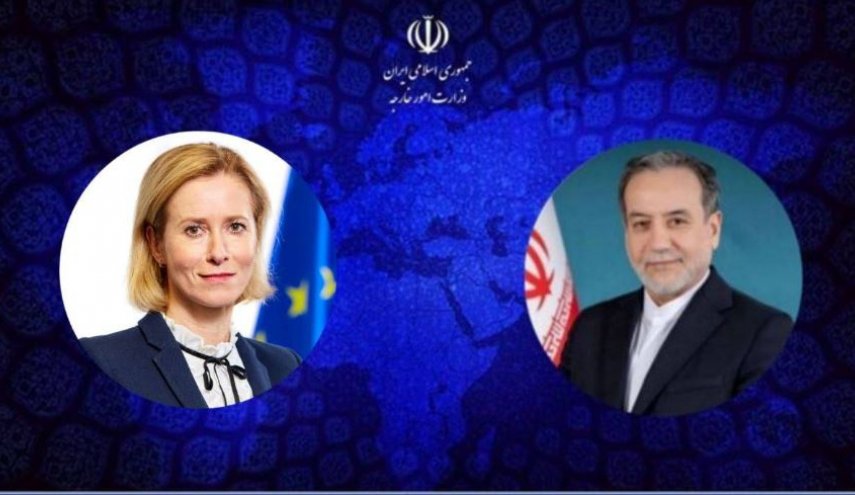 دیدار مسئول سیاست خارجی اتحادیه اروپا با وزیر امور خارجه ایران 