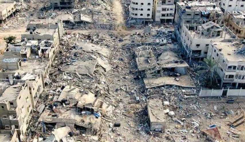 تخریب کامل دو استان ‌رفح و شمال غزه